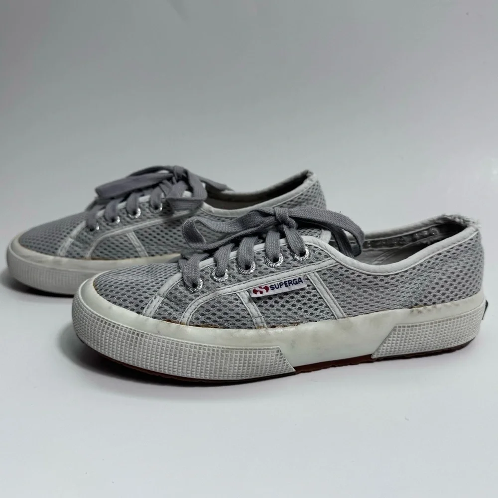 Superga light Gray  Mesh Sneakers